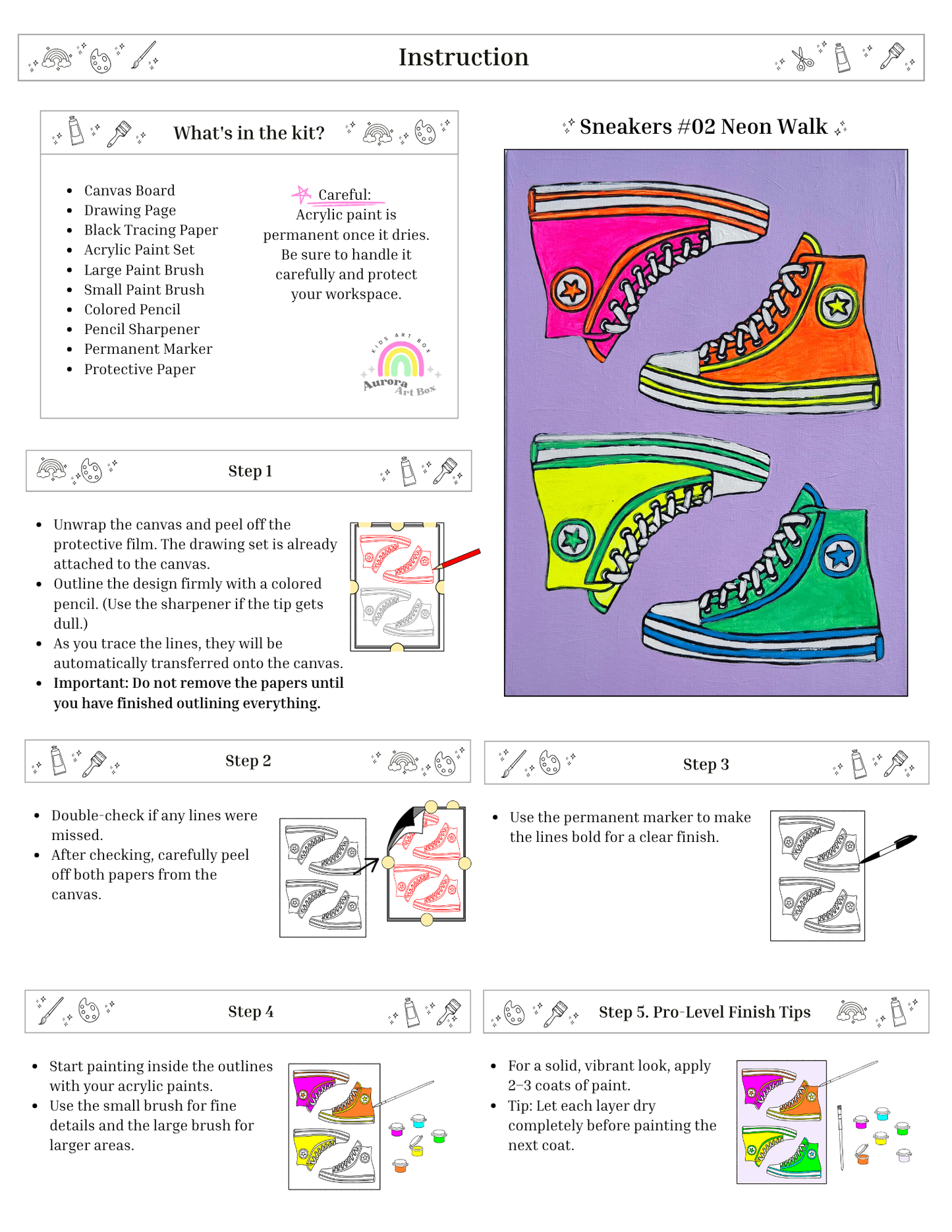 Sneakers #02 Neon Walk