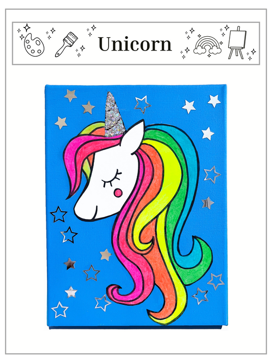 Unicorn Canvas Painting Kit