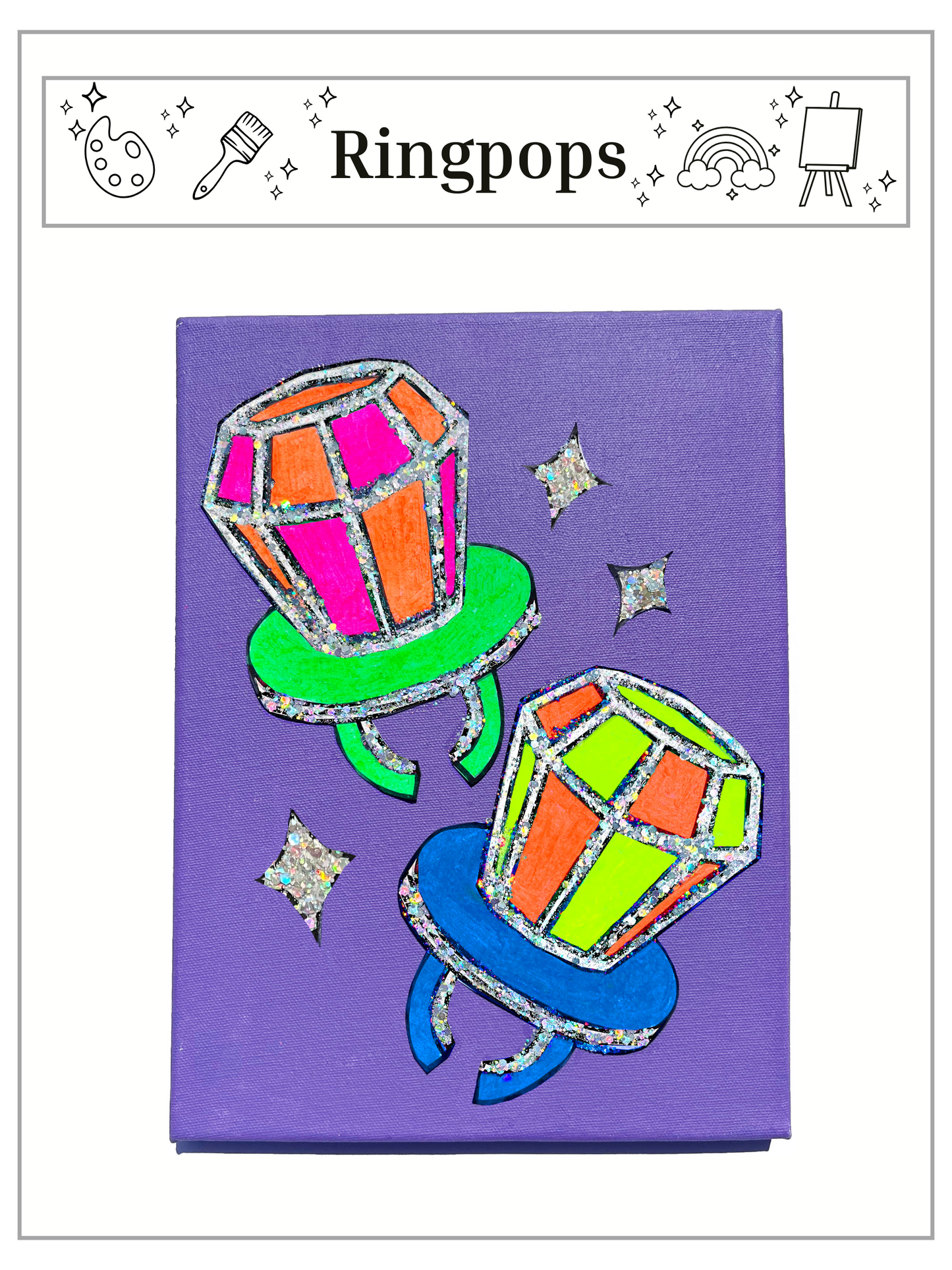 Ringpops Canvas Painting Kit