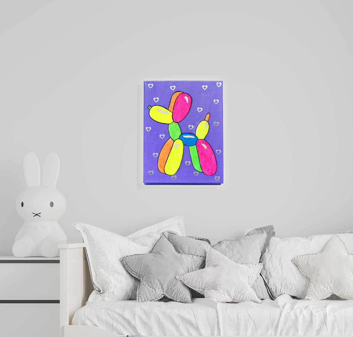 Balloon Dog Canvas Painting Kit