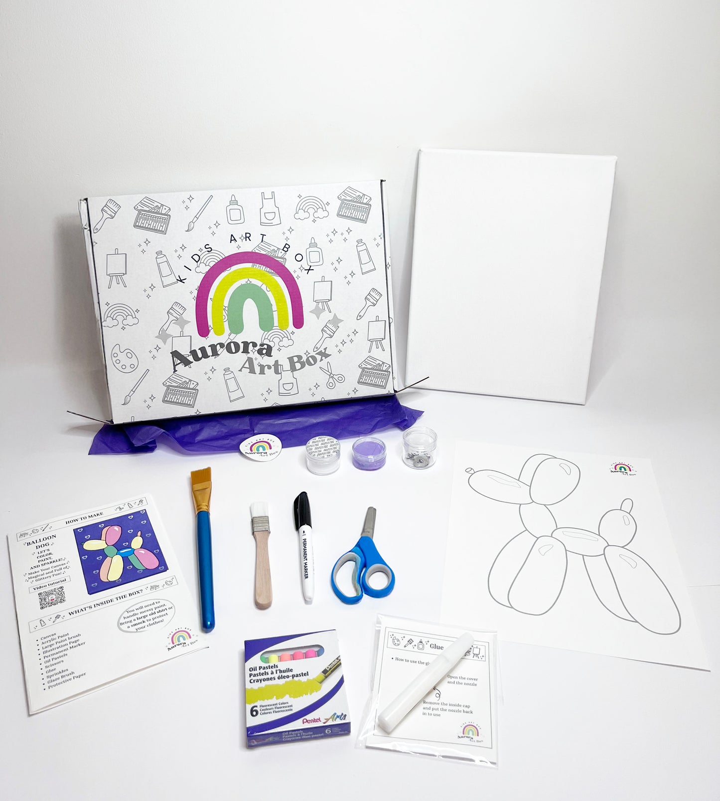 Balloon Dog Canvas Painting Kit