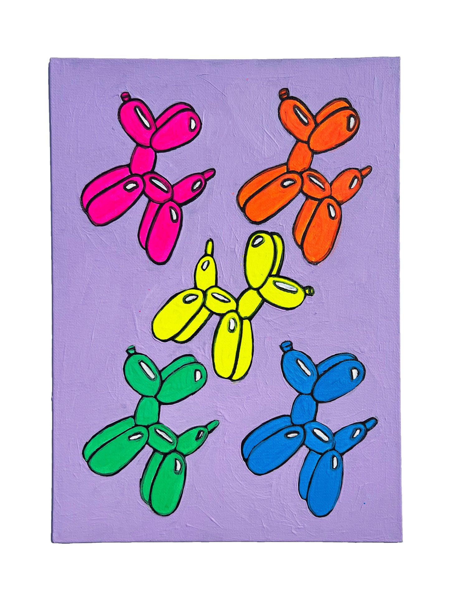 Ballon Dogs #02 Neon Parade