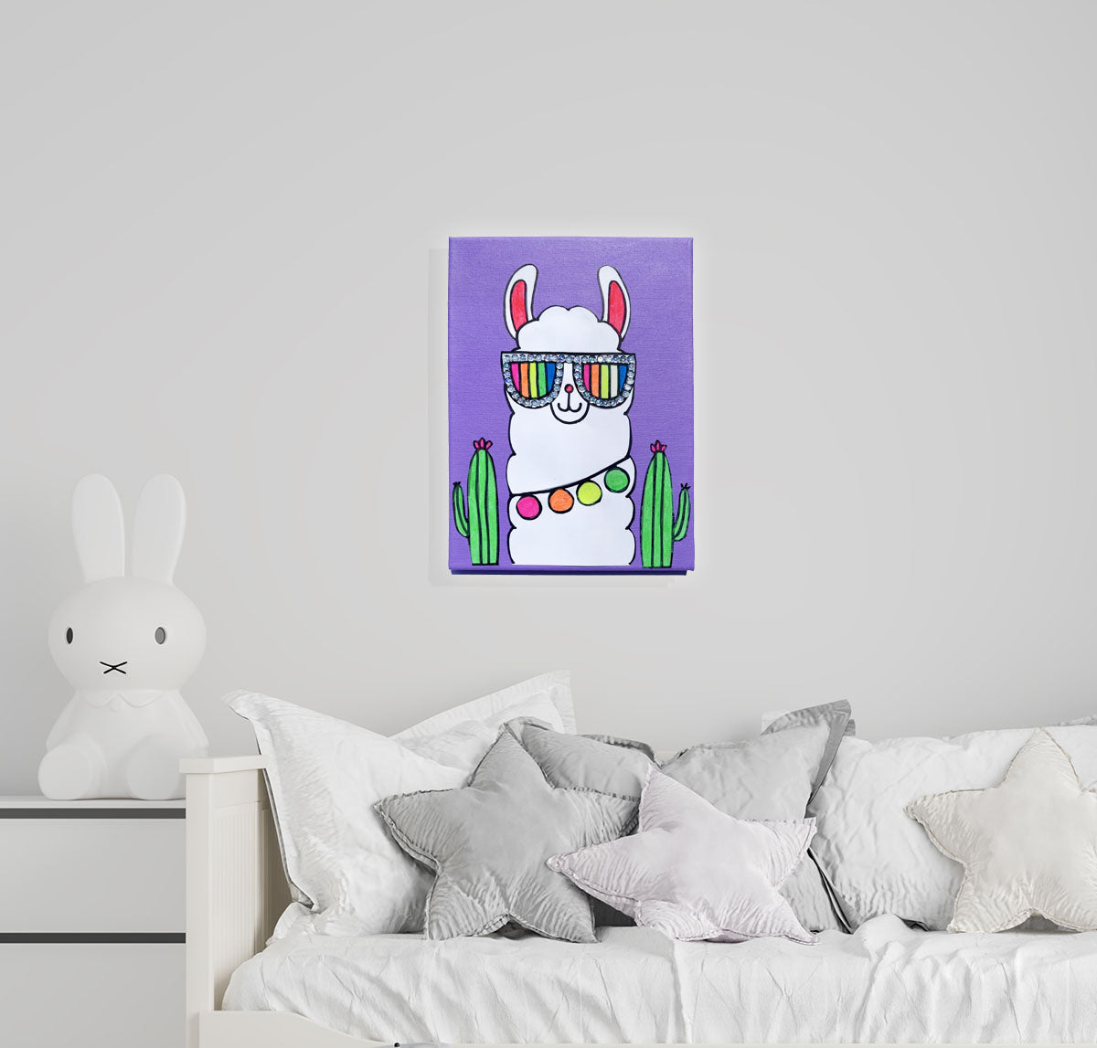 Llama Canvas Painting Kit