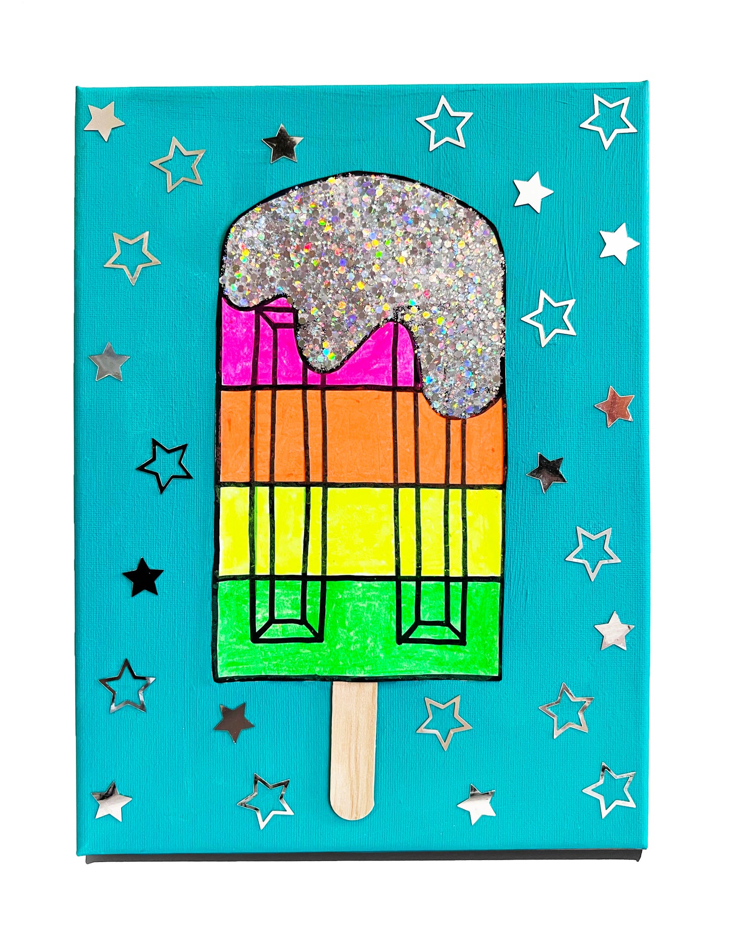Popsicle Canvas Painting Kit