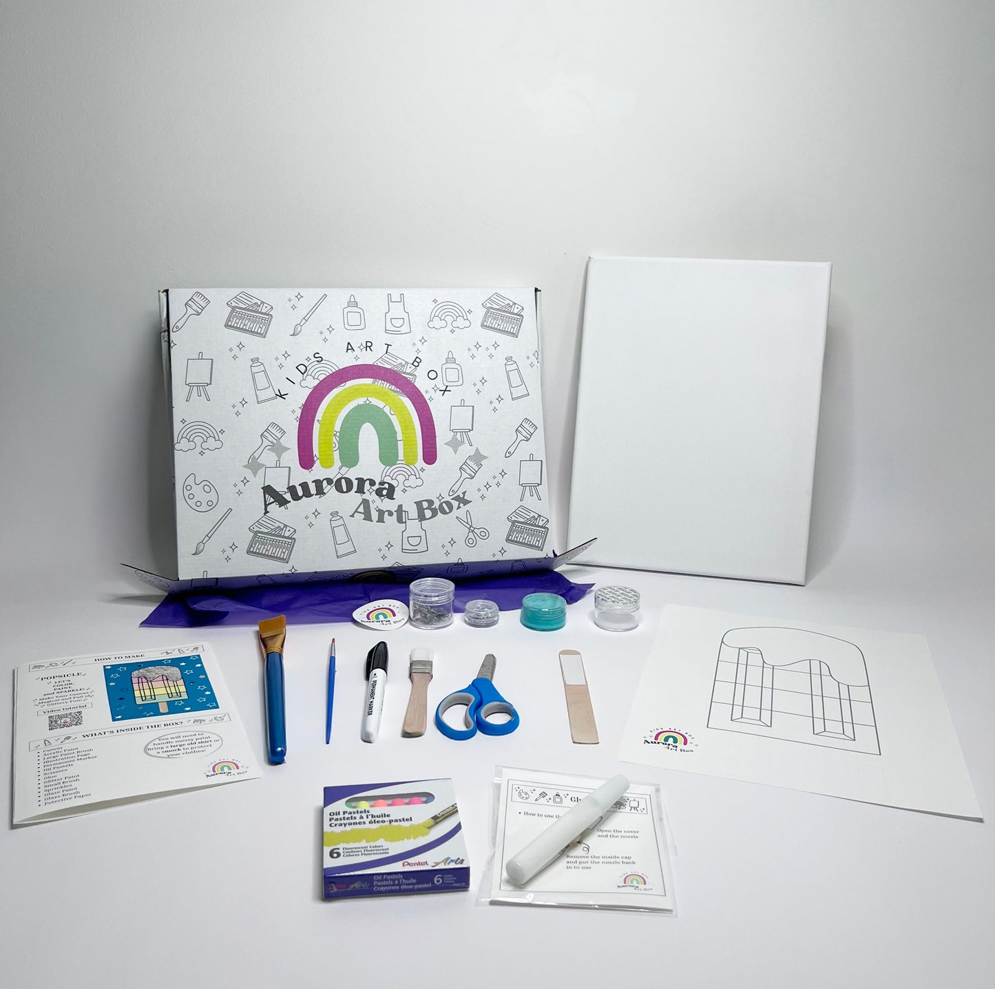 Popsicle Canvas Painting Kit