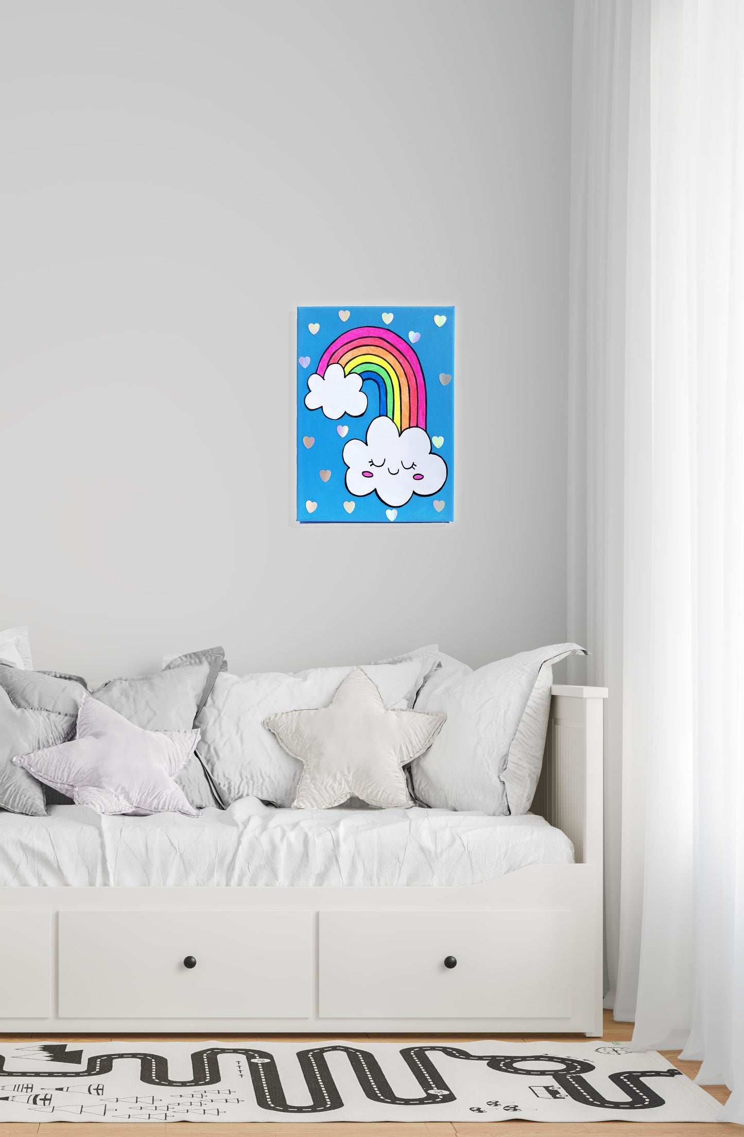 Rainbow Canvas Painting Kit